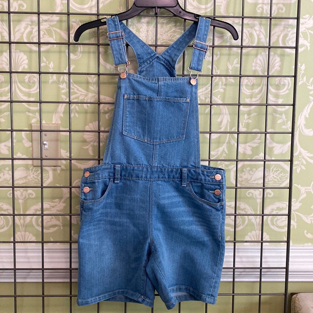 Old Navy jean overall shorts